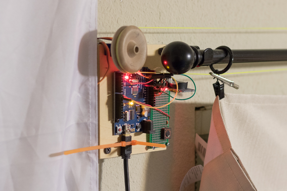 Automatic Curtain Opener and Closer Project Circuit